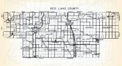 Red Lake County, Wylie, Browns Creek, Louisville, Gervais, Emardville, Garnes, Lake Pleasant, Terrebonne, Poplar River, Lambert, Minnesota State Atlas 1954